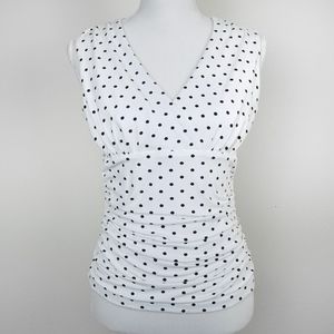Karen Kane Polka Dot Top Large